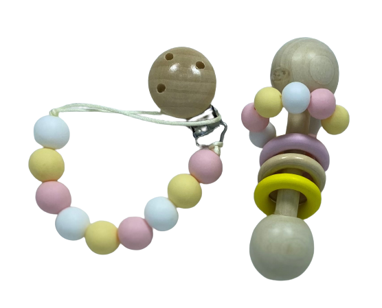 Rattle and Dummy Clip Set